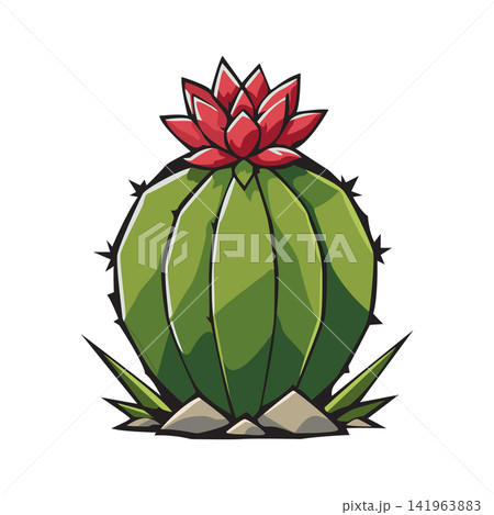 cactus illustration vector design template cactus illustration vector design template 141963883