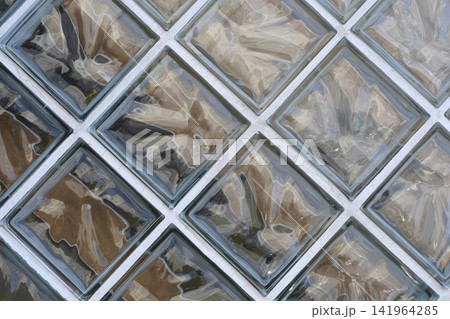 Background texture of square glass blocks Background texture of square glass blocks 141964285