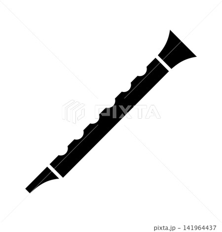 flute icon vector design template in white background 141964437