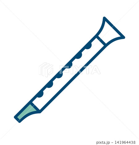flute icon vector design template in white background 141964438