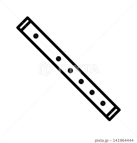 flute icon vector design template in white background flute icon vector design template in white background 141964444