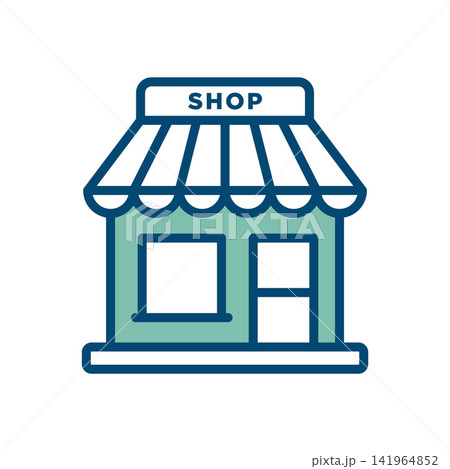 store icon vector design template in white background store icon vector design template in white background 141964852