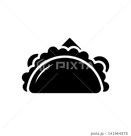 taco icon vector design template in white background 141964878