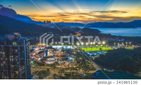 June 21 2026 HK GO Park Night Skyline and Sports Complex 141965130