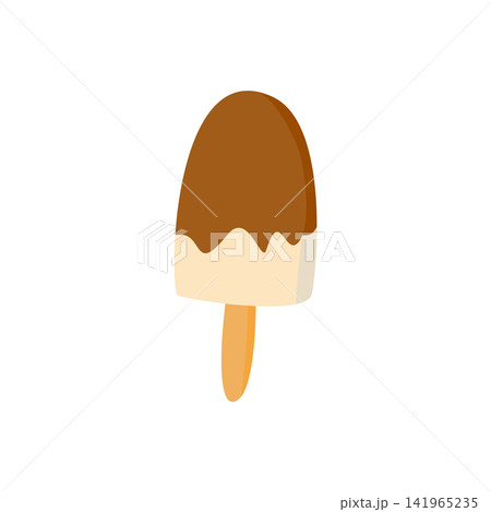 プリンアイスバーのイラスト プリンアイスバーのイラスト 141965235