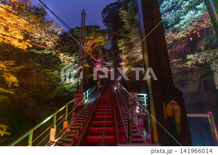 大山 ケーブルカー 大山絵とうろうまつり ライトアップ 【神奈川県伊勢原市】 大山 ケーブルカー 大山絵とうろうまつり ライトアップ 【神奈川県伊勢原市】 141966014