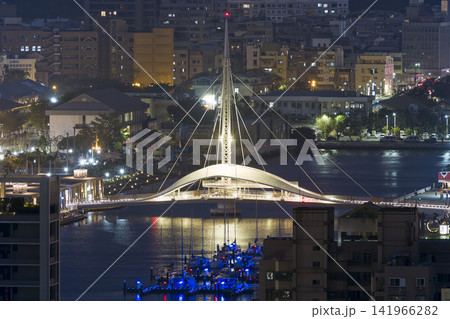 台湾・高雄 ライトアップされた大港橋 夜景 / Kaohsiung, Taiwan 台湾・高雄 ライトアップされた大港橋 夜景 / Kaohsiung, Taiwan 141966282