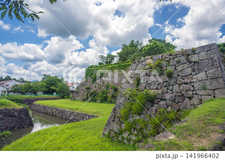 兵庫 丹波篠山城 内堀と石垣 兵庫 丹波篠山城 内堀と石垣 141966402