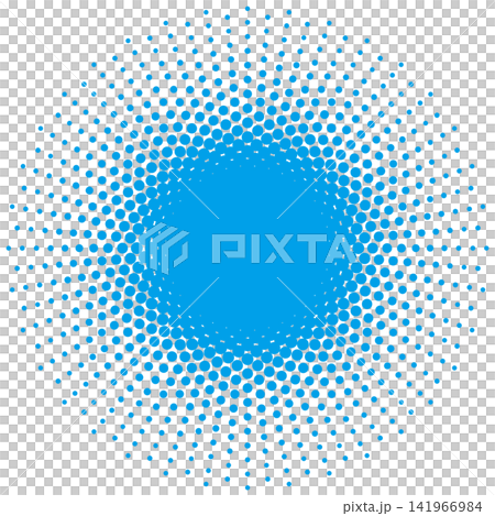 Light blue dots that change in size from large to small. Light blue dots that change in size from large to small. 141966984