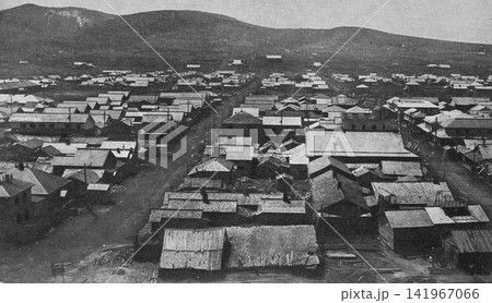 古写真 1919-1933年 日本統治時代の樺太・泊居町の市街地(現ロシア・サハリン州・トマリ町) 古写真 1919-1933年 日本統治時代の樺太・泊居町の市街地(現ロシア・サハリン州・トマリ町) 141967066