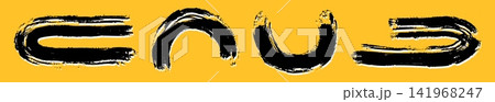 Black simple elements. 141968247