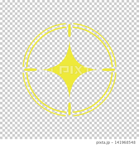手描き風の星のイラスト シンプル 08 141968548