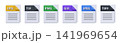3D Image File Format Icons Set 141969654