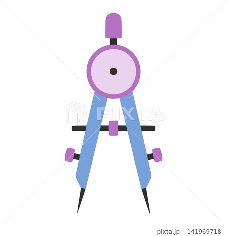 compass isolated, geometry and drafting tool compass isolated, geometry and drafting tool 141969718