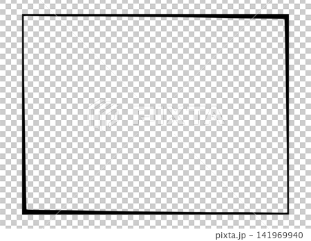 A rough, hand-drawn style border 02 A rough, hand-drawn style border 02 141969940