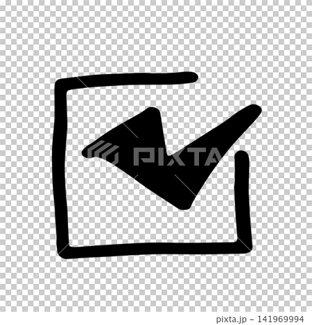 手繪風格對勾 03 手繪風格對勾 03 141969994