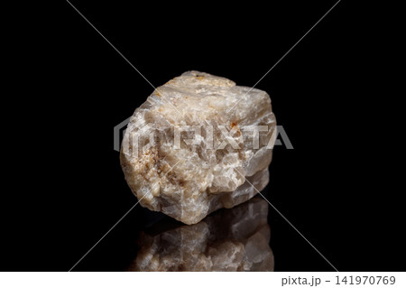 Macro mineral stone Moonstone a black background Macro mineral stone Moonstone a black background 141970769
