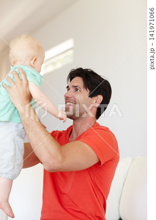 Father, toddler and hug for play on couch, love and bonding for child development in home. Daddy, boy and embrace in game or single parent on sofa, comfort and security in connection in living room Father, toddler and hug for play on couch, love and bonding for child development in home. Daddy, boy and embrace in game or single parent on sofa, comfort and security in connection in living room 141971066
