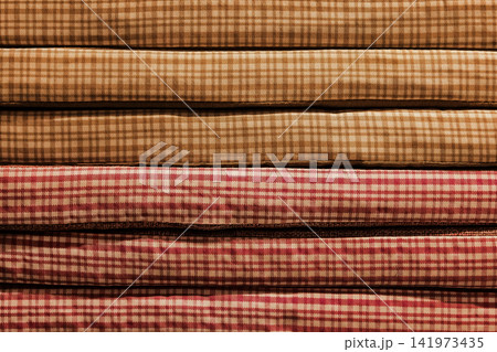 Soft pillows object texture vintage color abstract material pattern background Soft pillows object texture vintage color abstract material pattern background 141973435