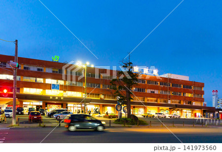 JR釧路駅 夜景 JR釧路駅 夜景 141973560