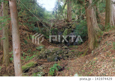 赤坂不動尊の滝(宮城県村田町) 赤坂不動尊の滝(宮城県村田町) 141974429