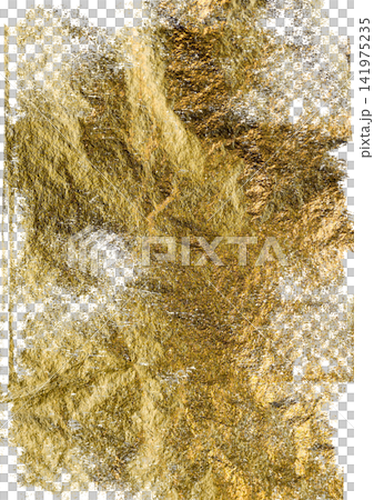 Abstract textured background with shimmering golden metallic foil Abstract textured background with shimmering golden metallic foil 141975235
