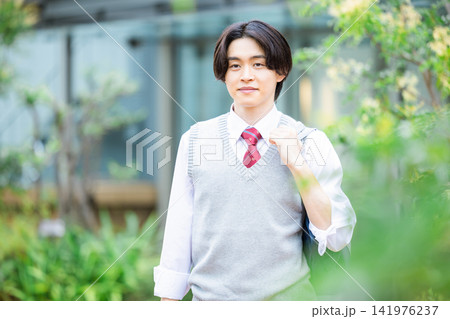 学生 男子高校生のポートレート 撮影協力:学校法人電波学園東京電子専門学校 学生 男子高校生のポートレート 撮影協力:学校法人電波学園東京電子専門学校 141976237