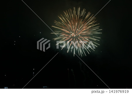 夜空に咲く大輪の花火 141976919