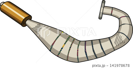 Two Stroke Motorcycle Exhaust Pipe Illustration Two Stroke Motorcycle Exhaust Pipe Illustration 141978678