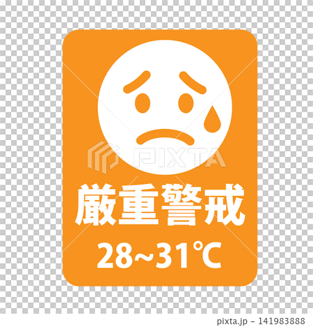 WBGT risk level face icon WBGT risk level face icon 141983888