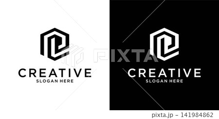 PL or LP initial letter logo design vector concept PL or LP initial letter logo design vector concept 141984862