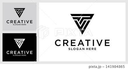 PW or WP initial letter logo design vector PW or WP initial letter logo design vector 141984865