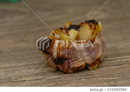 Roasted Garlic Head Roasted Garlic Head 141985984
