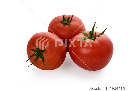 Three Fresh Red Tomatoes Three Fresh Red Tomatoes 141986616