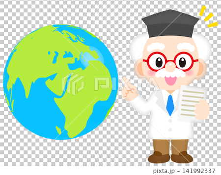 地球與博士2的插畫素材 地球與博士2的插畫素材 141992337