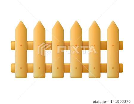 Wooden fence icon in flat style. Picket vector illustration on isolated background. Protection border sign business concept. Wooden fence icon in flat style. Picket vector illustration on isolated background. Protection border sign business concept. 141993376