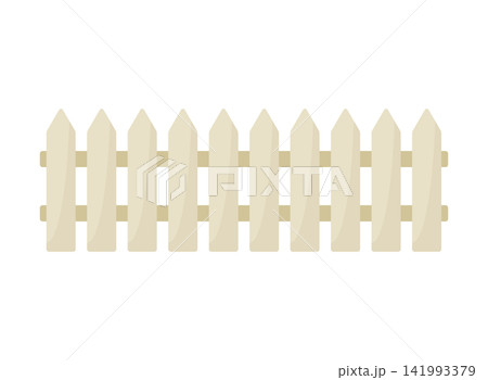 Wooden fence icon in flat style. Picket vector illustration on isolated background. Protection border sign business concept. Wooden fence icon in flat style. Picket vector illustration on isolated background. Protection border sign business concept. 141993379