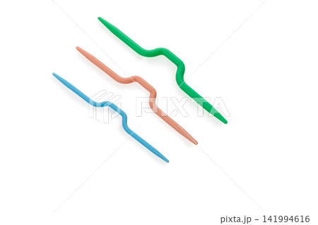 Colorful Plastic Cable Stitch Knitting Needles Colorful Plastic Cable Stitch Knitting Needles 141994616
