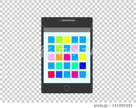 Illustration of a smartphone screen Illustration of a smartphone screen 141995885