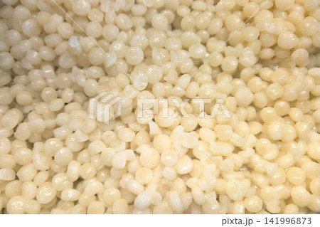 Close-Up of Pearl Couscous Texture for Culinary Design and Food Photography Close-Up of Pearl Couscous Texture for Culinary Design and Food Photography 141996873