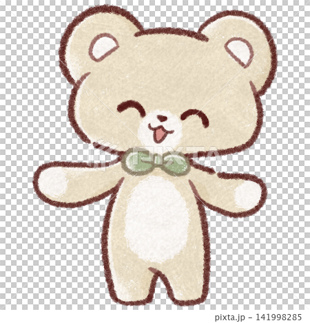 A bear with its arms outstretched and smiling. A bear with its arms outstretched and smiling. 141998285