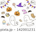 手描き風ハロウィン素材セット 142001231