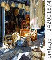 Traditional Healthy Snacks and Fresh Produce at an Outdoor Market 142001874