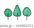 シンプルな木々のイラスト 142002251