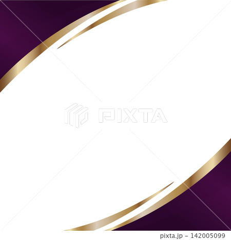 Elegant and sophisticated social media post template. Abstract frame for businesses or certificates 142005099