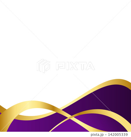 Background design template with abstract shapes. Wave abstract art background template 142005339