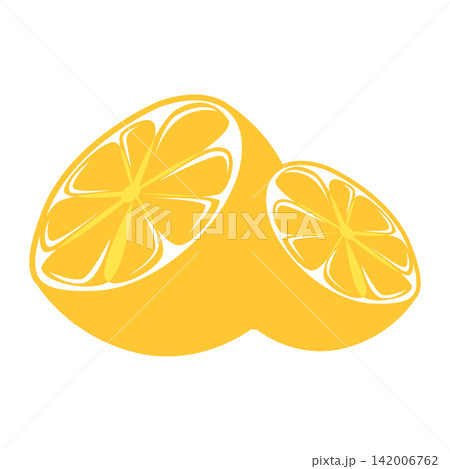 Lemon fruit design illustration template fresh fruit Lemon fruit design illustration template fresh fruit 142006762