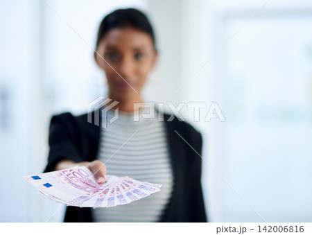 Person, money and investment with payment or offer, euro for political campaign donation or bribe for rigged election. Party funding, fundraising and financial freedom with cash, fraud and corruption Person, money and investment with payment or offer, euro for political campaign donation or bribe for rigged election. Party funding, fundraising and financial freedom with cash, fraud and corruption 142006816