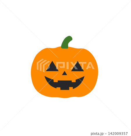 ハロウィン素材　ジャックオーランタン ハロウィン ベクターイラスト 142009357