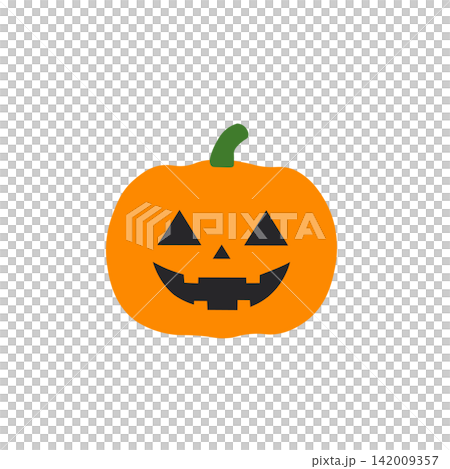ハロウィン素材　ジャックオーランタン ハロウィン ベクターイラスト 142009357